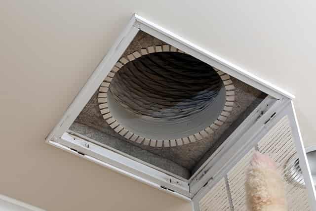 Duct cleaning benefits.